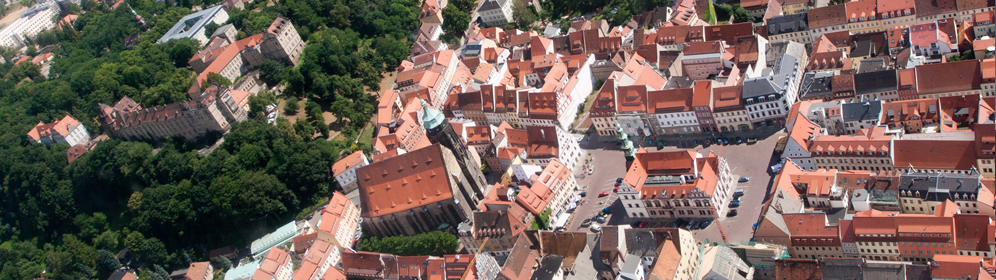 Luftaufnahme Pirnaer Altstadt
